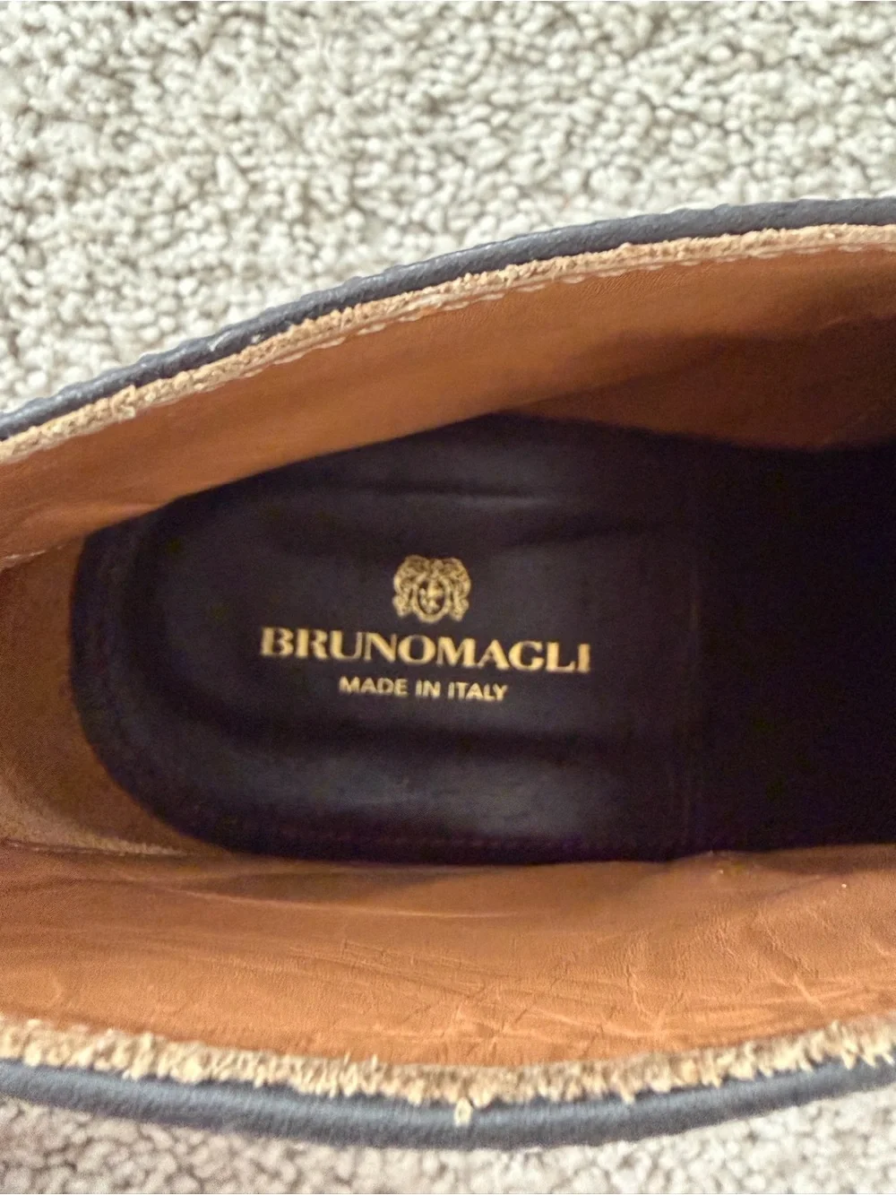Bruno Magli Black Double Monk Strap Leather Boots Size 11 EUC